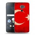 Дизайнерский пластиковый чехол для Blackberry DTEK60 Флаг Турции