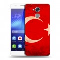 Дизайнерский пластиковый чехол для Huawei Honor 6C Флаг Турции