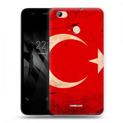 Дизайнерский силиконовый чехол для Micromax Canvas Juice 4 Q465 Флаг Турции