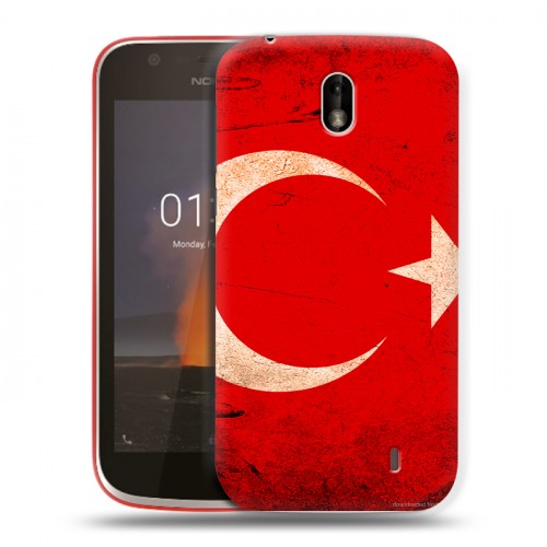 Дизайнерский пластиковый чехол для Nokia 1 Флаг Турции