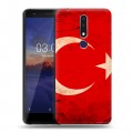 Дизайнерский силиконовый чехол для Nokia 3.1 Plus Флаг Турции