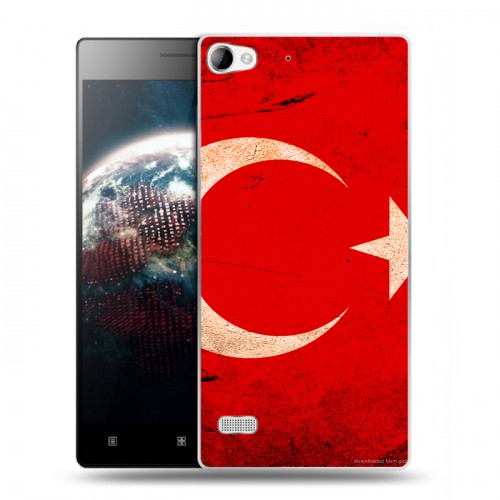 Дизайнерский пластиковый чехол для Lenovo Vibe X2 Флаг Турции