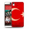 Дизайнерский силиконовый чехол для HTC Desire Eye Флаг Турции