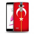 Дизайнерский силиконовый чехол для LG G4 Stylus Флаг Турции