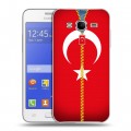 Дизайнерский пластиковый чехол для Samsung Galaxy J7 Флаг Турции