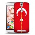 Дизайнерский пластиковый чехол для Elephone P8000 Флаг Турции