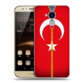 Дизайнерский пластиковый чехол для Huawei Honor 5C Флаг Турции