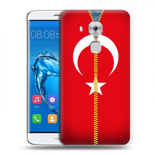 Дизайнерский пластиковый чехол для Huawei Nova Plus Флаг Турции