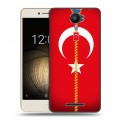 Дизайнерский силиконовый чехол для BQ Aquaris U Lite Флаг Турции