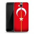 Дизайнерский пластиковый чехол для Huawei Y5 (2017) Флаг Турции