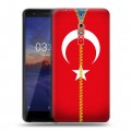 Дизайнерский силиконовый чехол для Nokia 2.1 Флаг Турции