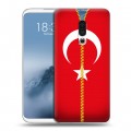 Дизайнерский пластиковый чехол для Meizu 16th Флаг Турции