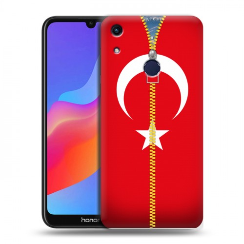 Дизайнерский пластиковый чехол для Huawei Honor 8A Флаг Турции