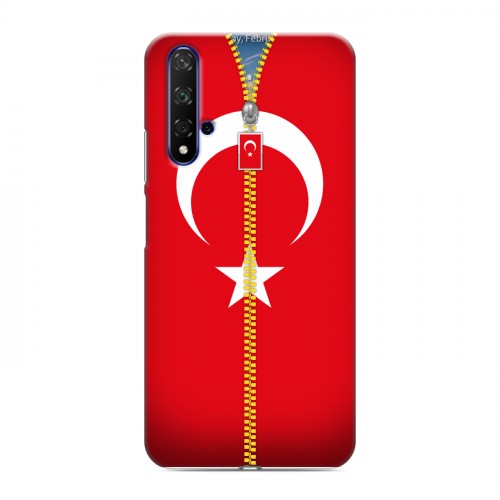Дизайнерский пластиковый чехол для Huawei Honor 20 Флаг Турции