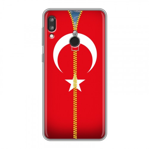 Дизайнерский силиконовый чехол для Lenovo K5 Pro Флаг Турции