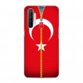Дизайнерский силиконовый с усиленными углами чехол для Realme XT Флаг Турции