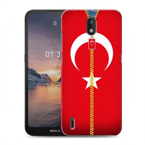 Дизайнерский силиконовый чехол для Nokia 1.3 Флаг Турции