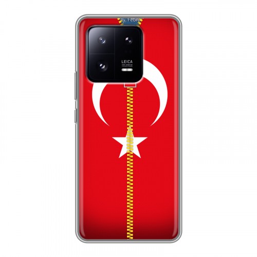 Дизайнерский пластиковый чехол для Xiaomi 13 Pro Флаг Турции