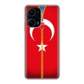 Дизайнерский пластиковый чехол для XIaomi Poco F5 Флаг Турции
