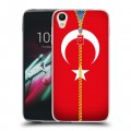 Дизайнерский пластиковый чехол для Alcatel One Touch Idol 3 (4.7) Флаг Турции
