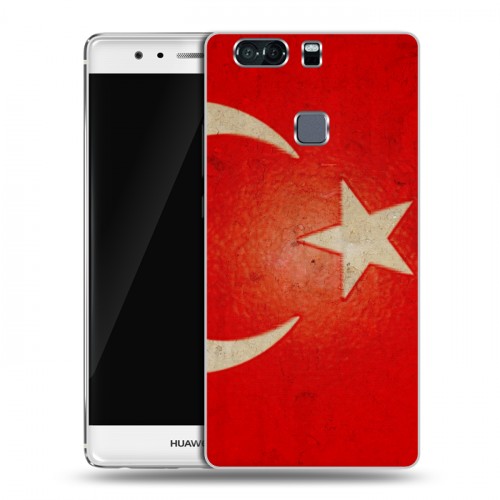 Дизайнерский пластиковый чехол для Huawei P9 Plus Флаг Турции