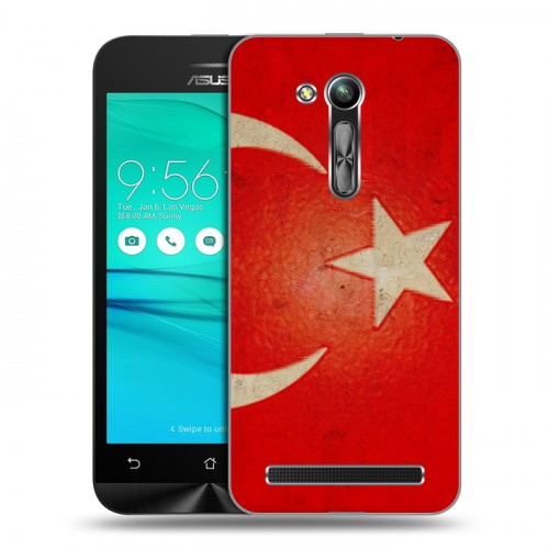 Дизайнерский пластиковый чехол для ASUS ZenFone Go 4.5 ZB452KG Флаг Турции