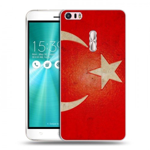 Дизайнерский силиконовый чехол для Asus ZenFone 3 Ultra Флаг Турции