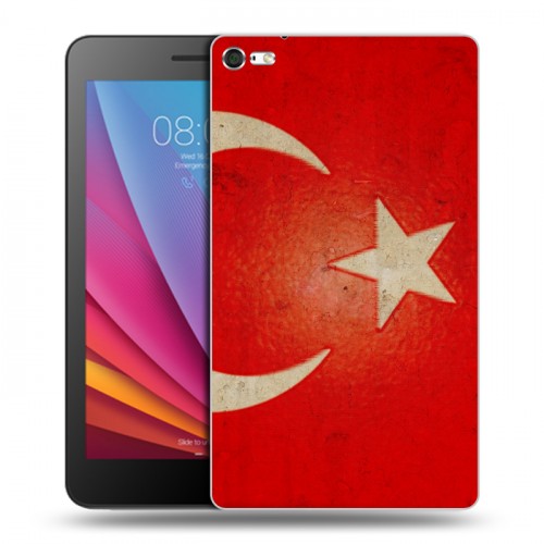 Дизайнерский силиконовый чехол для Huawei MediaPad T2 7.0 Pro Флаг Турции