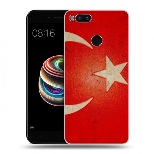 Дизайнерский силиконовый чехол для Xiaomi Mi5X Флаг Турции
