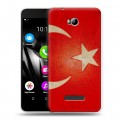 Дизайнерский силиконовый чехол для Micromax Canvas Spark 3 Q385 Флаг Турции