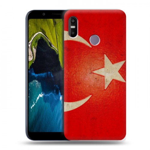Дизайнерский пластиковый чехол для HTC U12 Life Флаг Турции