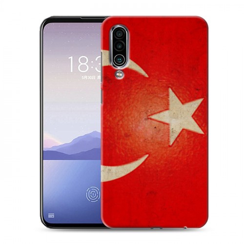 Дизайнерский силиконовый чехол для Meizu 16Xs Флаг Турции