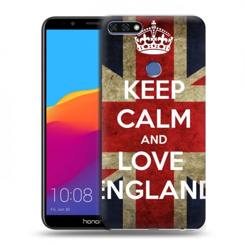 Дизайнерский пластиковый чехол для Huawei Honor 7C Pro Флаг Британии