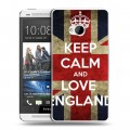 Дизайнерский пластиковый чехол для HTC One (M7) Dual SIM Флаг Британии