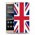 Дизайнерский пластиковый чехол для Huawei P8 Max Флаг Британии