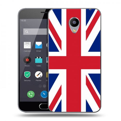 Дизайнерский пластиковый чехол для Meizu M2 Note Флаг Британии