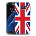 Дизайнерский силиконовый с усиленными углами чехол для Samsung Galaxy S7 Флаг Британии