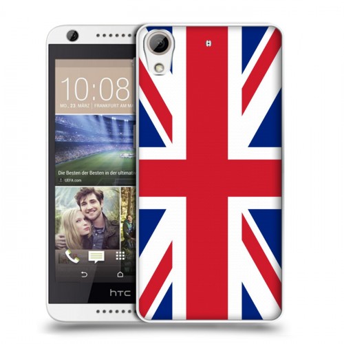 Дизайнерский силиконовый чехол для HTC Desire 626 Флаг Британии