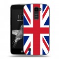 Дизайнерский пластиковый чехол для LG K7 Флаг Британии