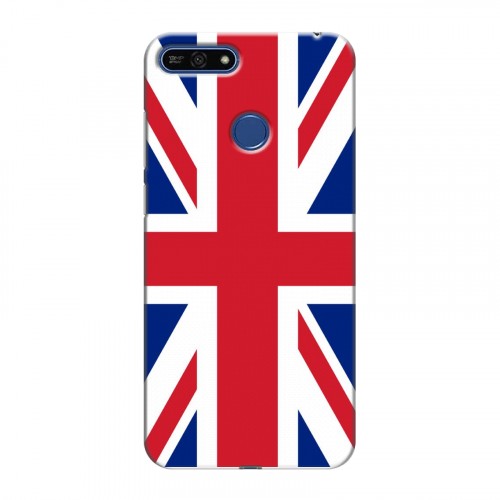 Дизайнерский силиконовый чехол для Huawei Honor 7A Pro Флаг Британии