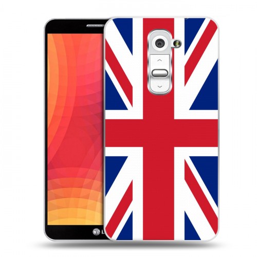 Дизайнерский силиконовый чехол для LG Optimus G2 Флаг Британии