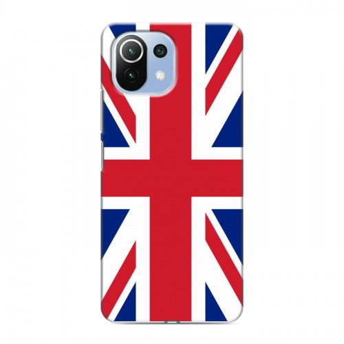 Дизайнерский силиконовый с усиленными углами чехол для Xiaomi Mi 11 Lite Флаг Британии
