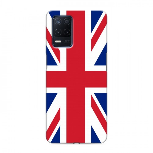 Дизайнерский силиконовый с усиленными углами чехол для Realme Narzo 30 5G Флаг Британии