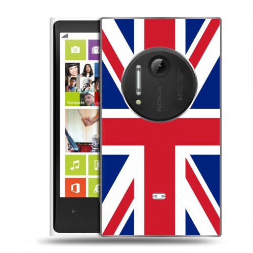 Дизайнерский пластиковый чехол для Nokia Lumia 1020 Флаг Британии