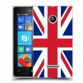 Дизайнерский пластиковый чехол для Microsoft Lumia 435 Флаг Британии