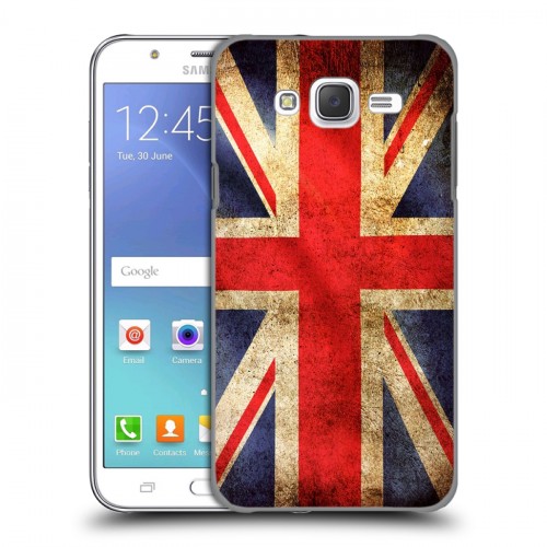 Дизайнерский пластиковый чехол для Samsung Galaxy J5 Флаг Британии