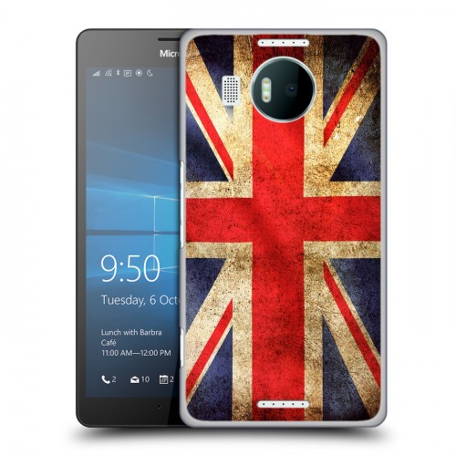 Дизайнерский пластиковый чехол для Microsoft Lumia 950 XL Флаг Британии