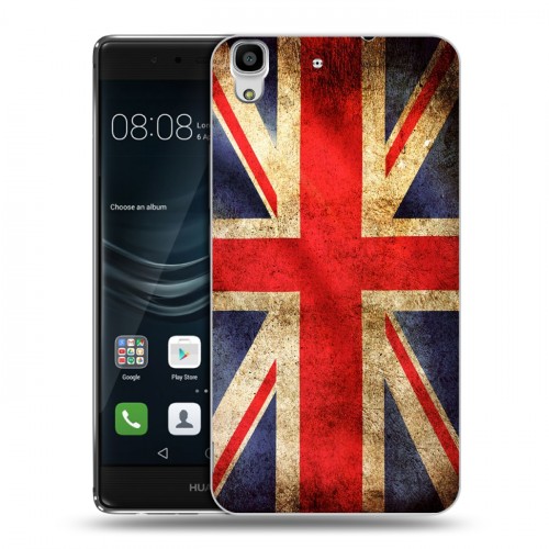 Дизайнерский пластиковый чехол для Huawei Y6II Флаг Британии