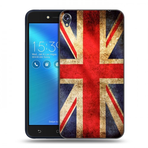 Дизайнерский силиконовый чехол для Asus ZenFone Live Флаг Британии