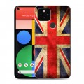 Дизайнерский пластиковый чехол для Google Pixel 5 Флаг Британии